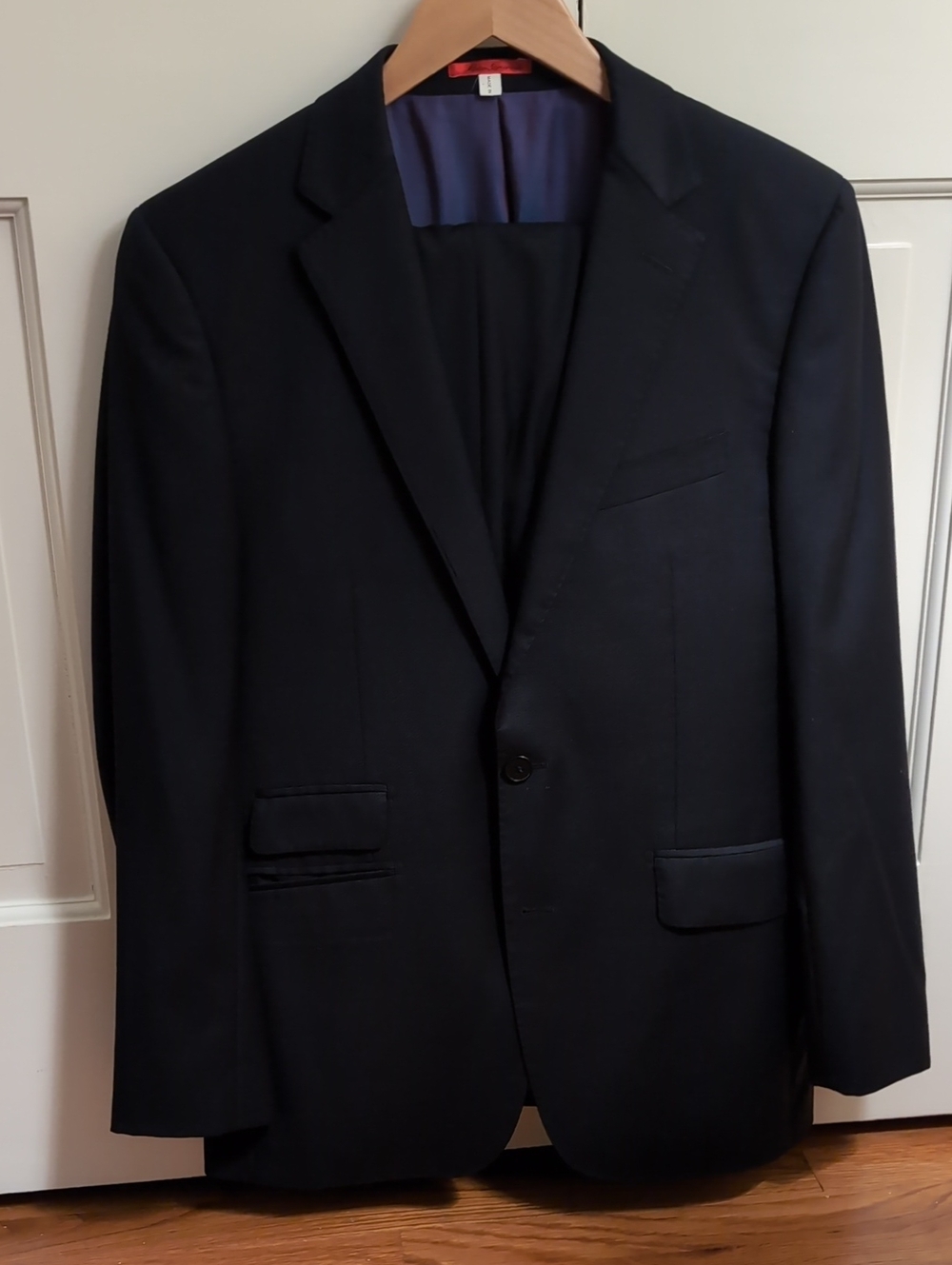 Bartorelli Napoli Black Men's Suit 38S 2 Piece